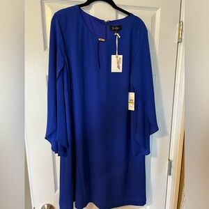 NWT - Never Worn! Gorgeous Cobalt Blue Jessica Simpson Dress - Size 14